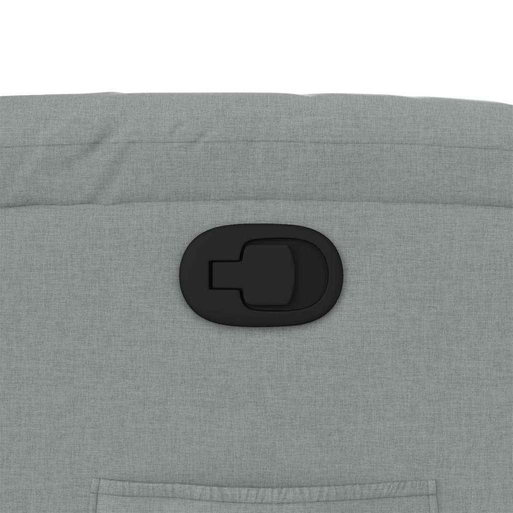 Fauteuil inclinable Gris clair Tissu - XIOS