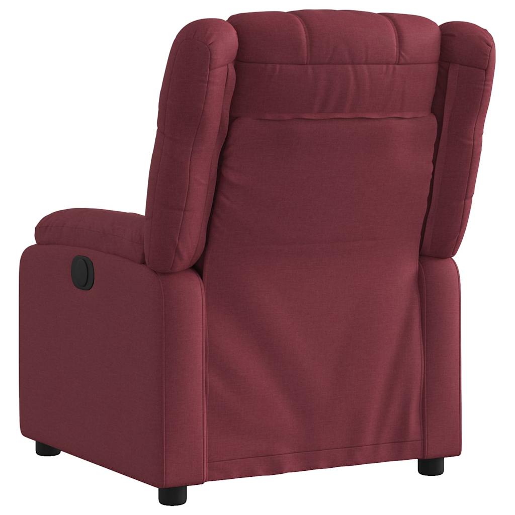 Fauteuil inclinable Rouge bordeaux Tissu - XIOS