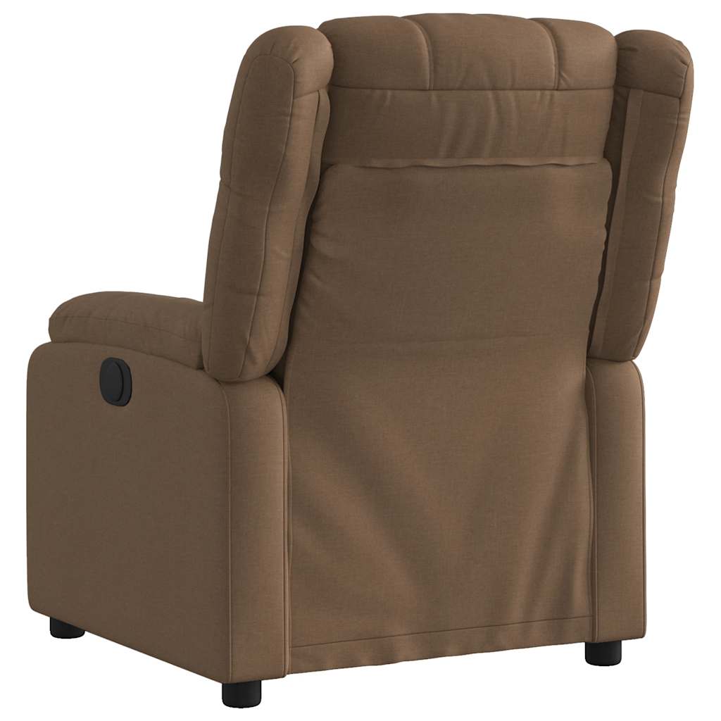 Fauteuil inclinable Marron Tissu - XIOS