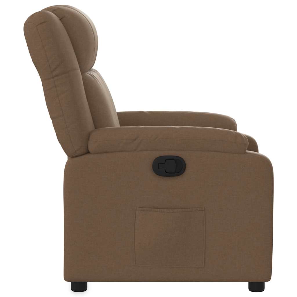 Fauteuil inclinable Marron Tissu - XIOS