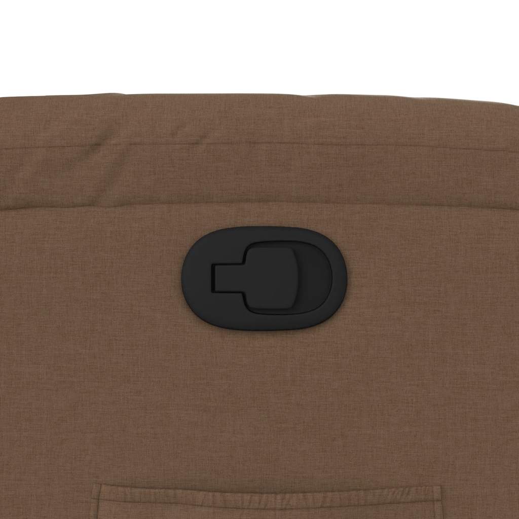 Fauteuil inclinable Marron Tissu - XIOS