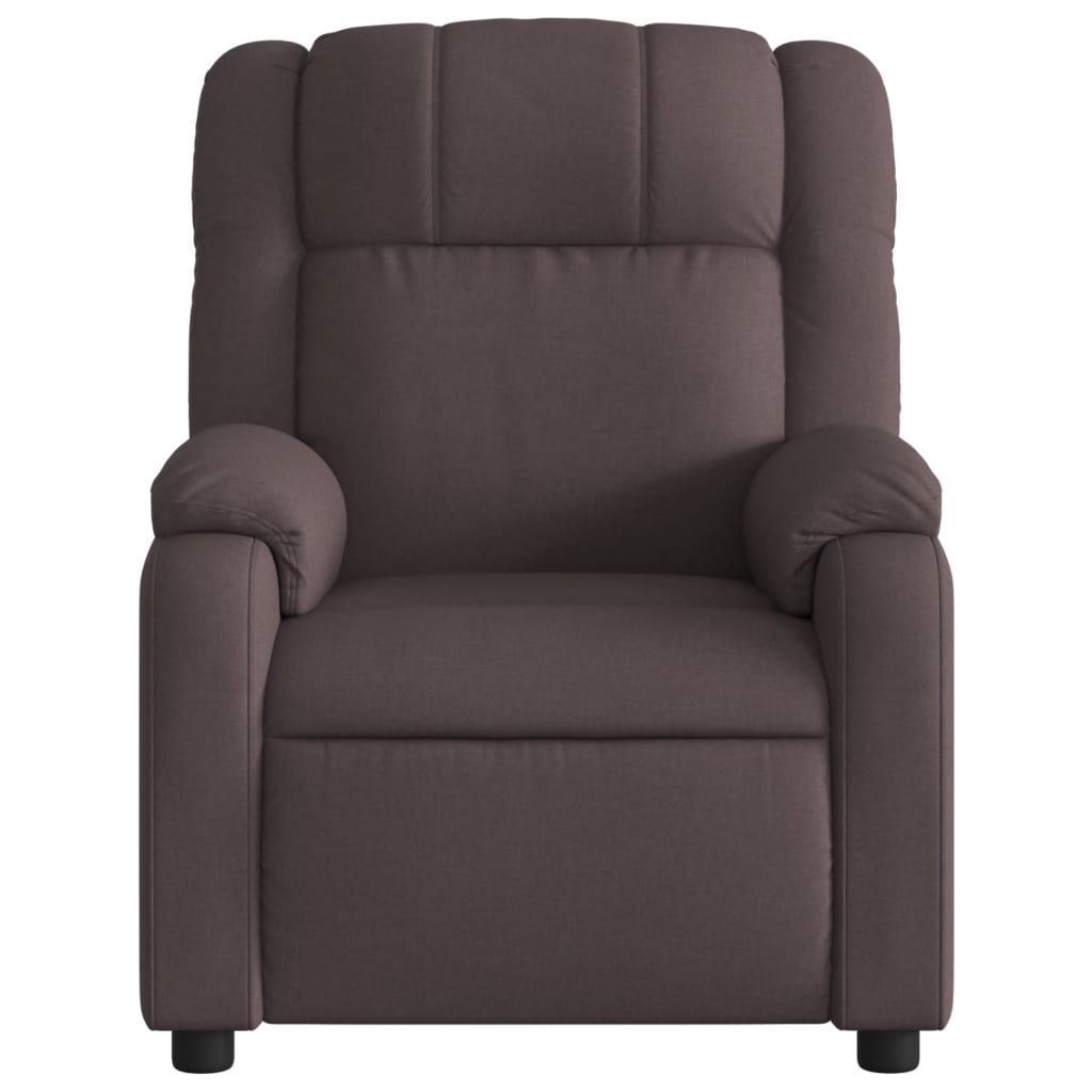 Fauteuil inclinable Marron foncé Tissu - XIOS