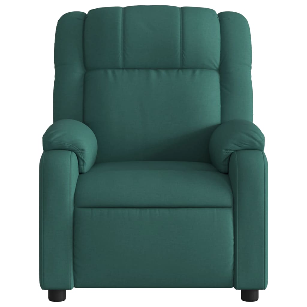 Fauteuil inclinable Vert foncé Tissu - XIOS