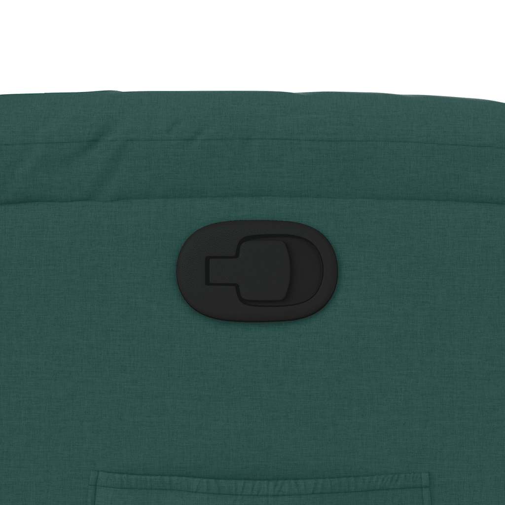 Fauteuil inclinable Vert foncé Tissu - XIOS