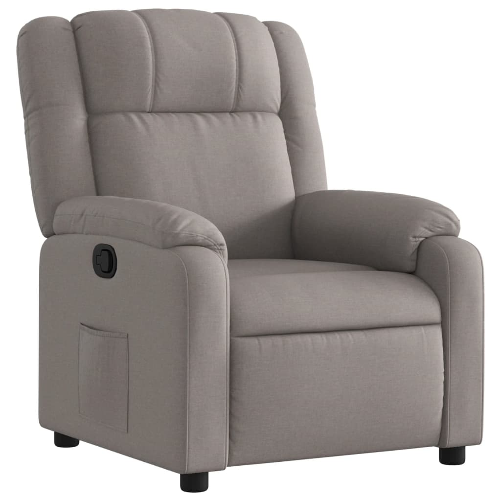 Fauteuil inclinable Taupe Tissu - XIOS
