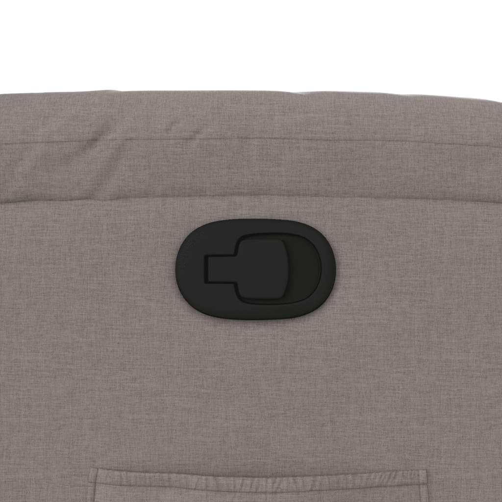 Fauteuil inclinable Taupe Tissu - XIOS