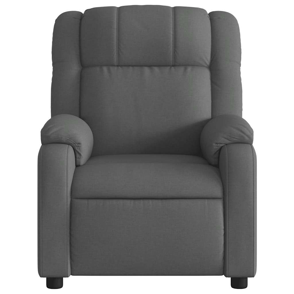 Fauteuil de massage inclinable Gris foncé Tissu - XIOS