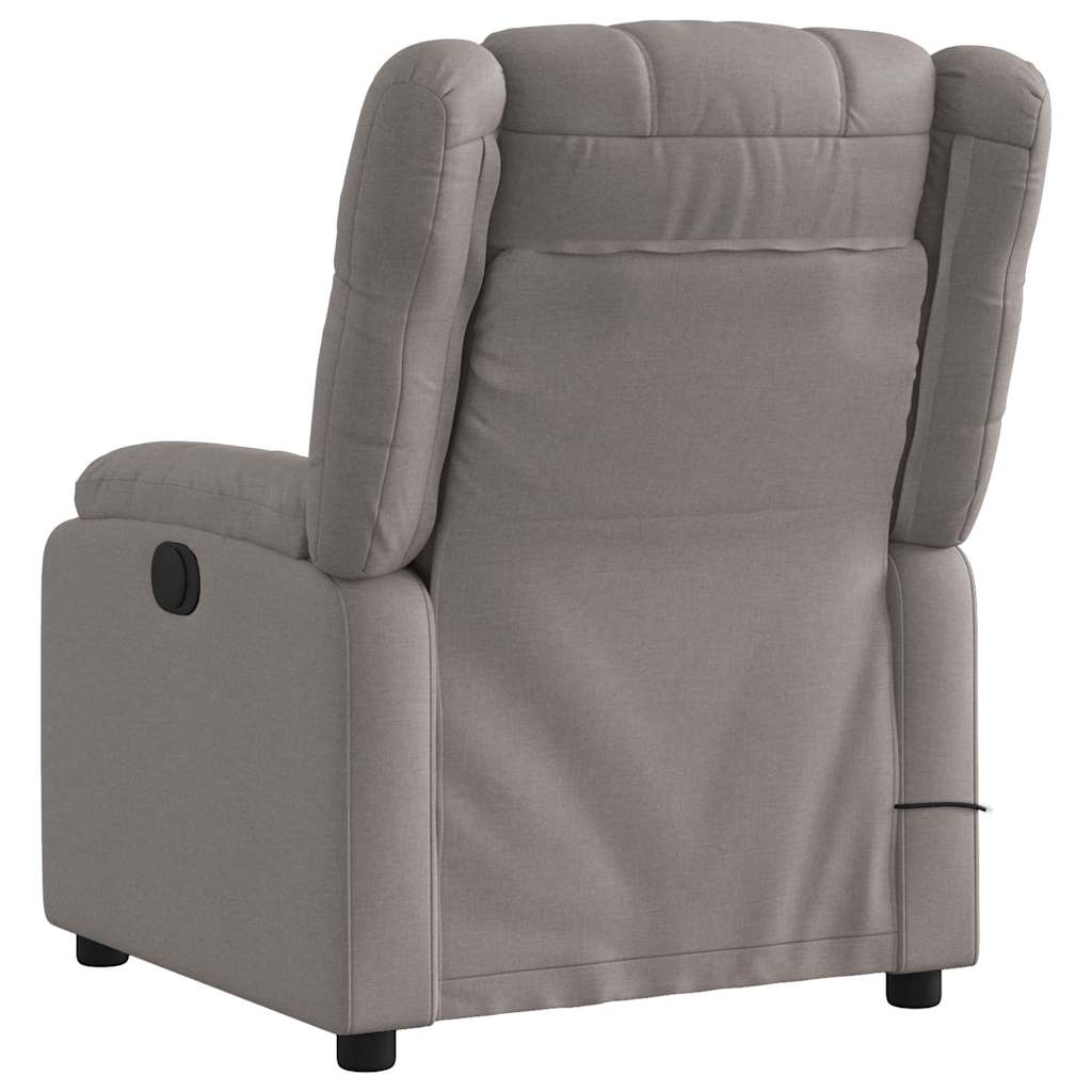 Fauteuil de massage inclinable Taupe Tissu - XIOS