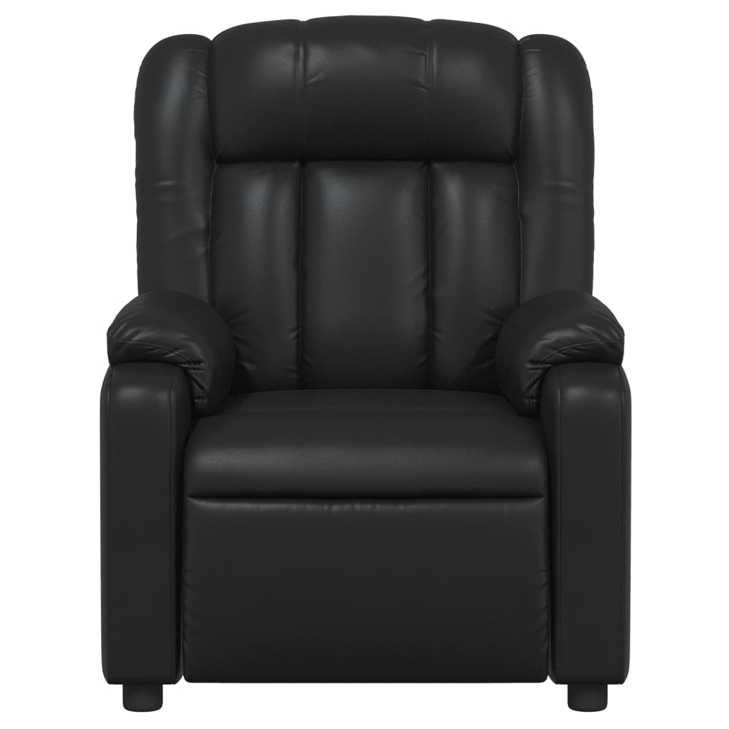 Fauteuil inclinable Noir Similicuir