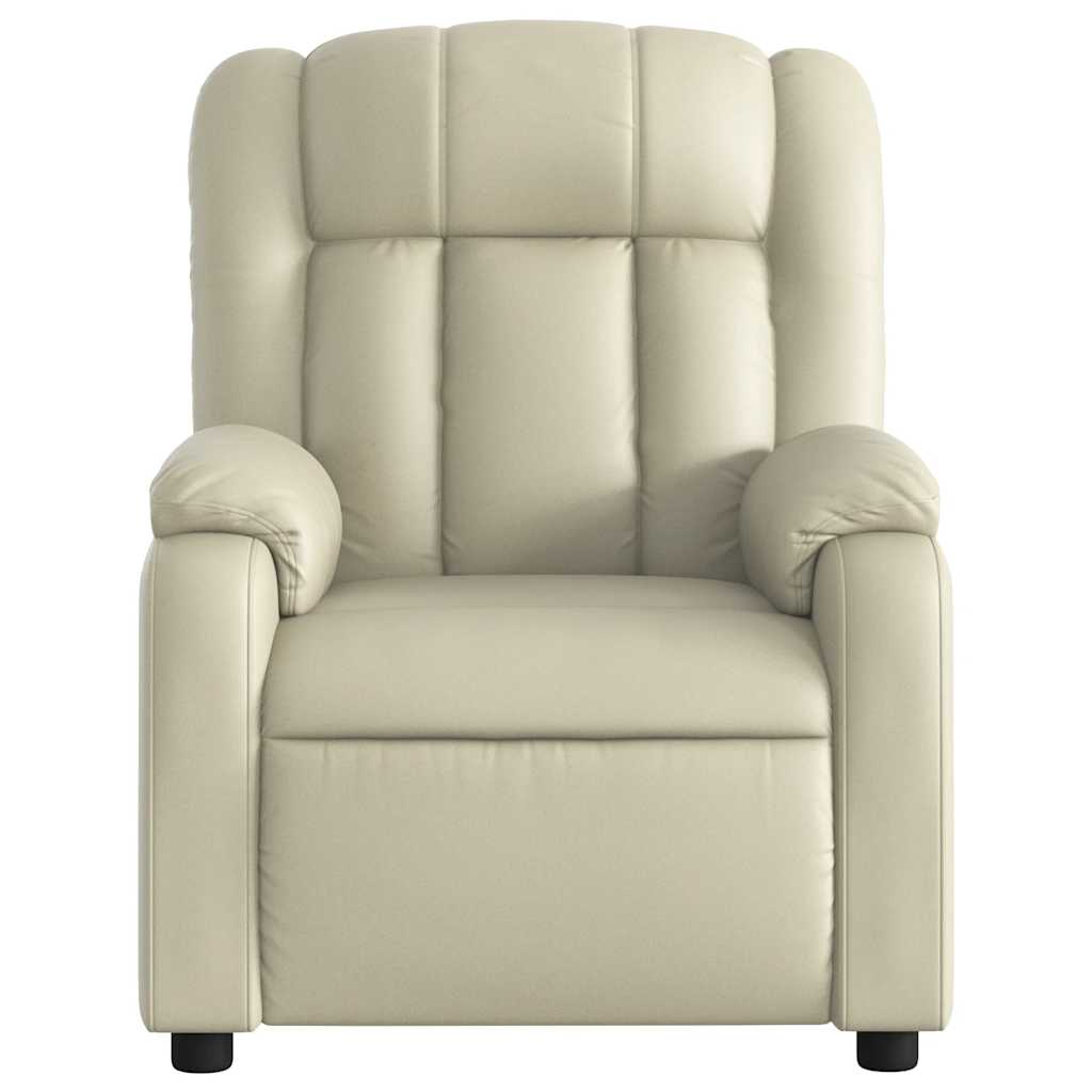 Fauteuil inclinable Crème Similicuir - XIOS
