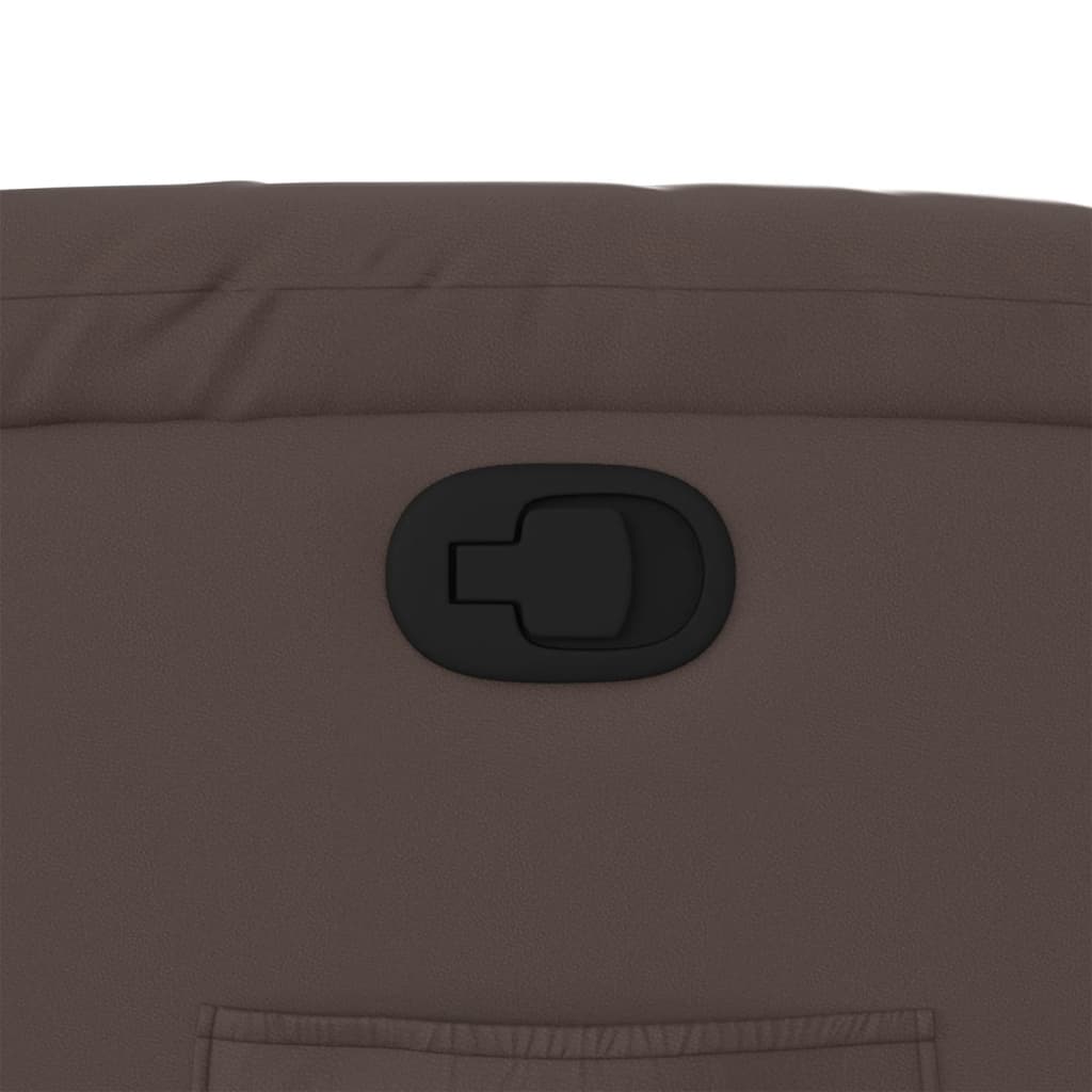 Fauteuil inclinable Marron Similicuir - XIOS