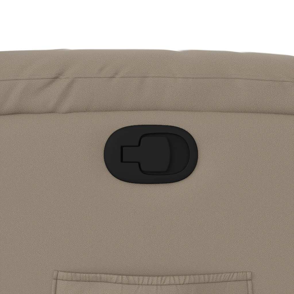 Fauteuil inclinable Cappuccino Similicuir - XIOS