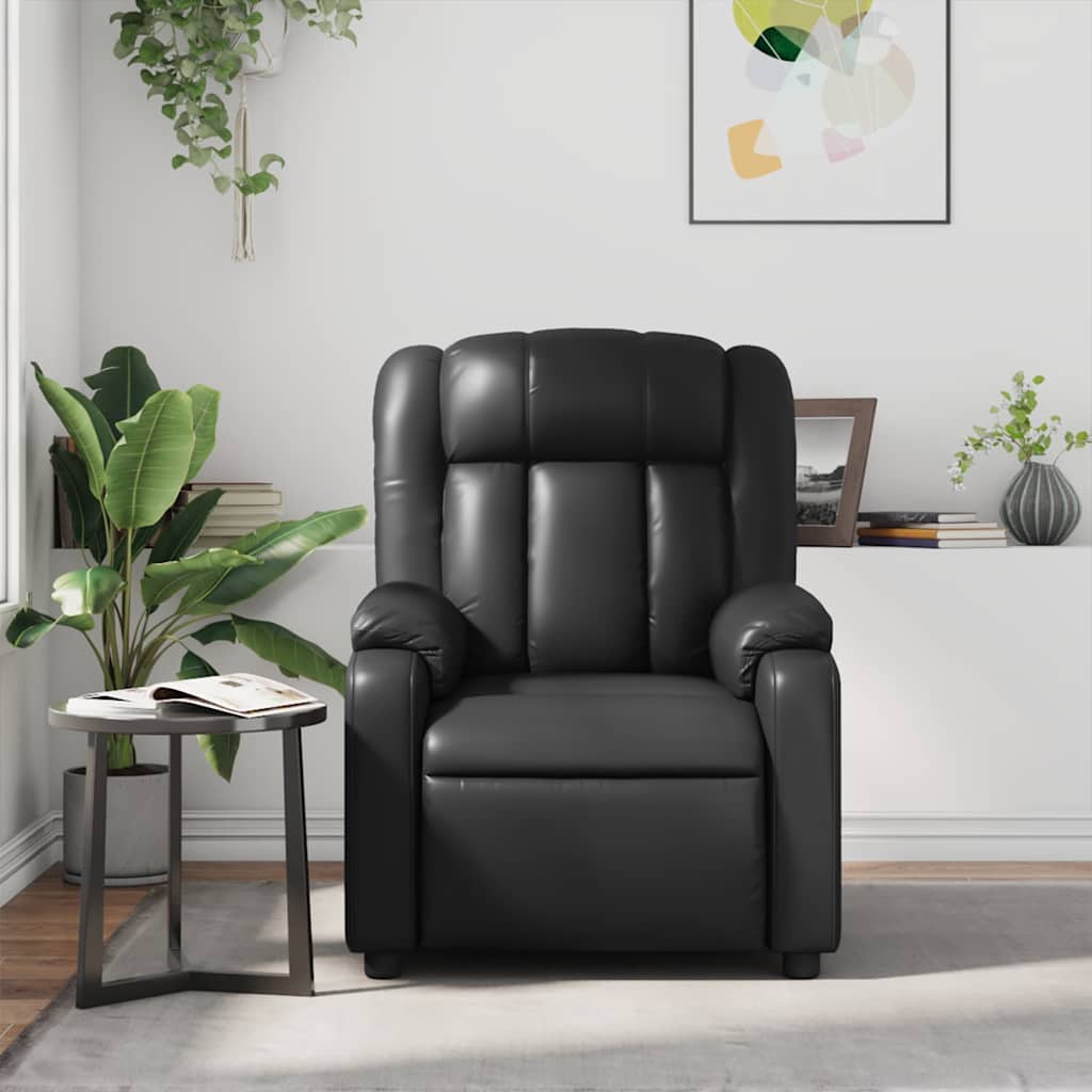 Fauteuil de massage inclinable Noir Similicuir - XIOS