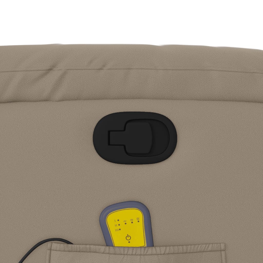 Fauteuil de massage inclinable Cappuccino Similicuir - XIOS