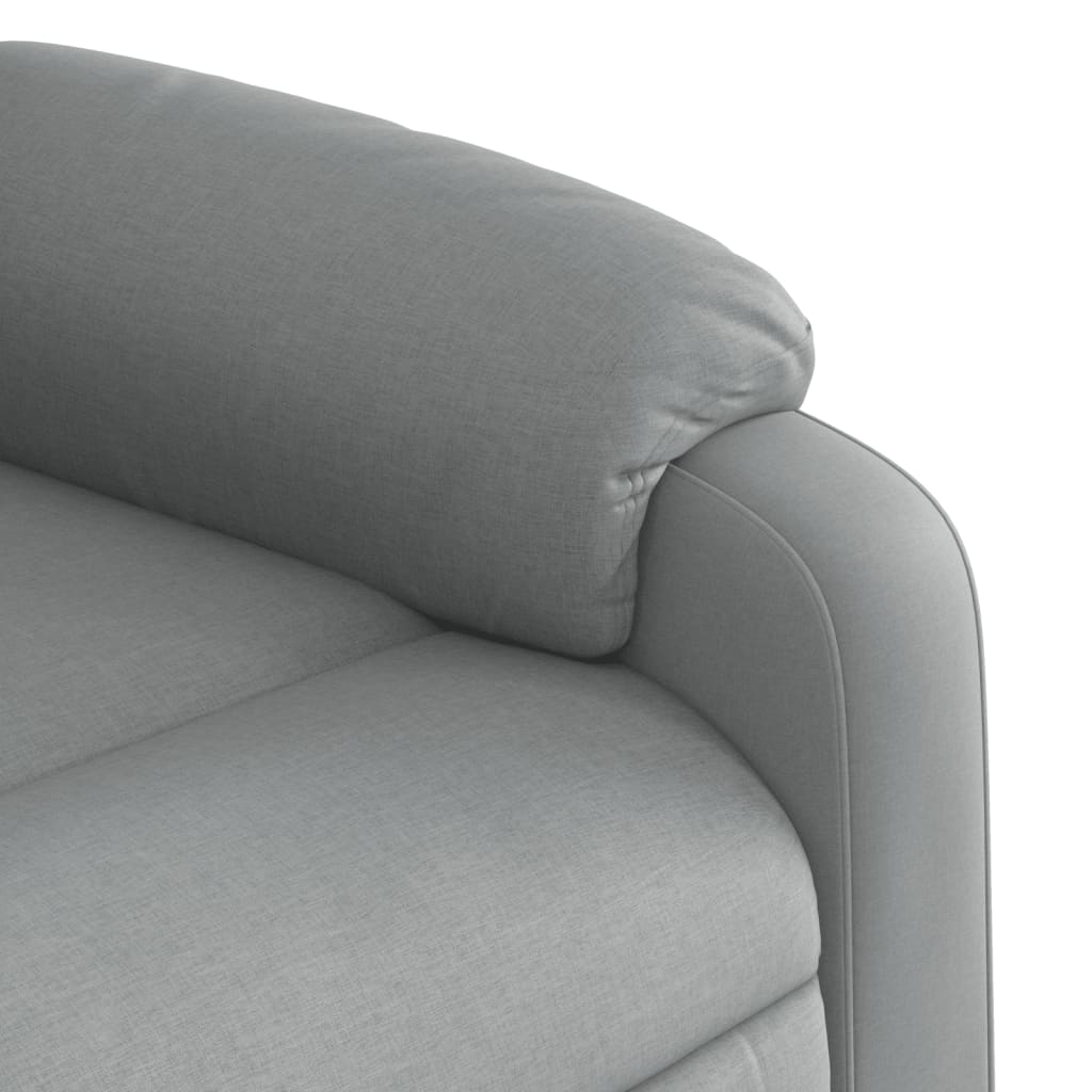 Fauteuil inclinable Gris clair Tissu - XIOS