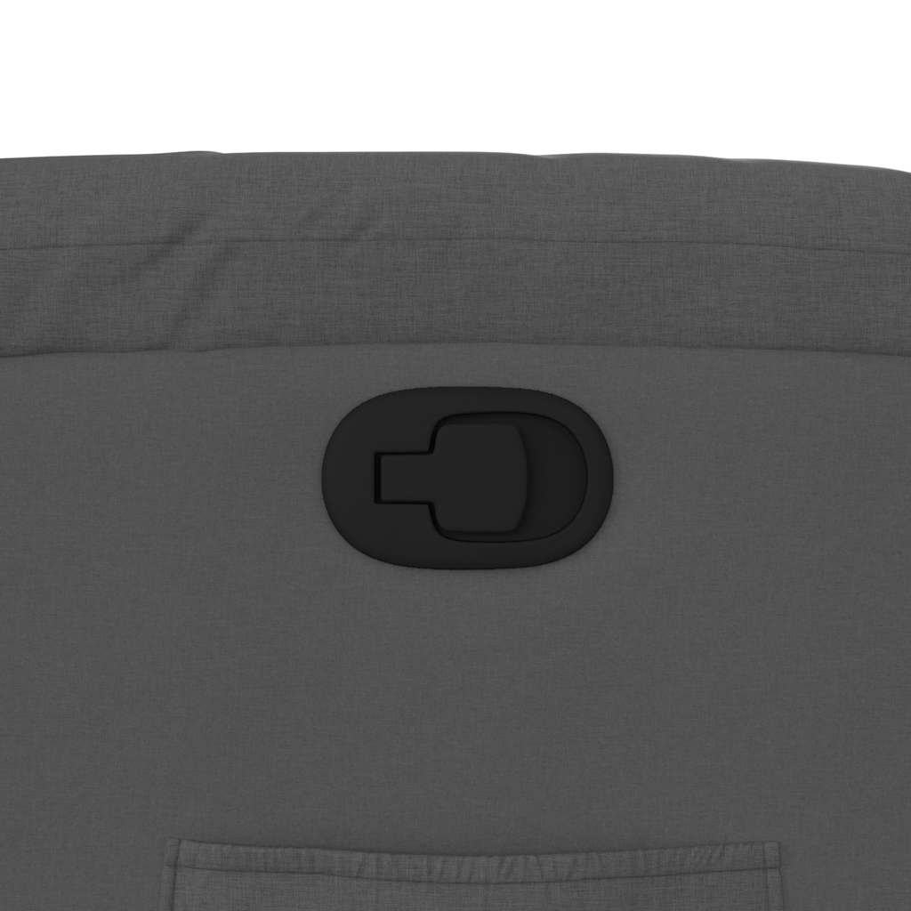 Fauteuil inclinable Gris foncé Tissu - XIOS