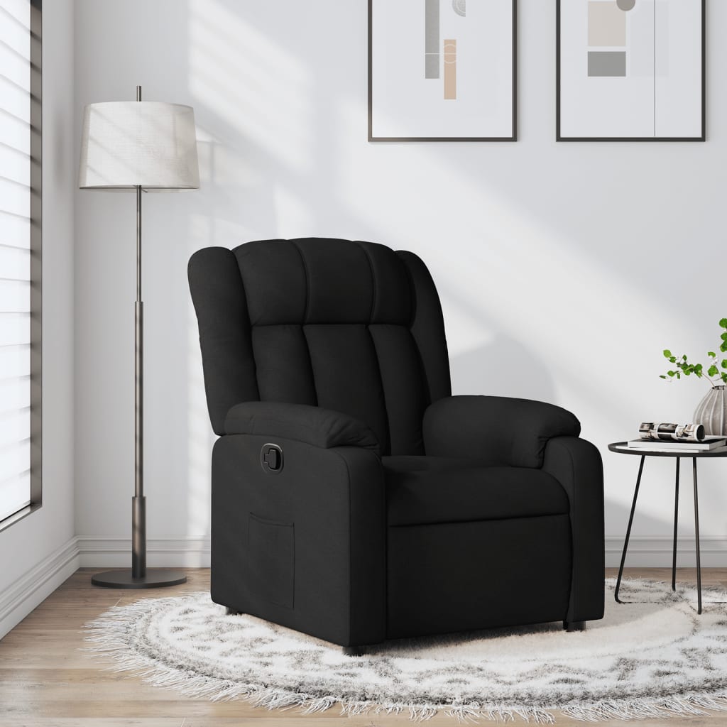 Fauteuil inclinable Noir Tissu - XIOS