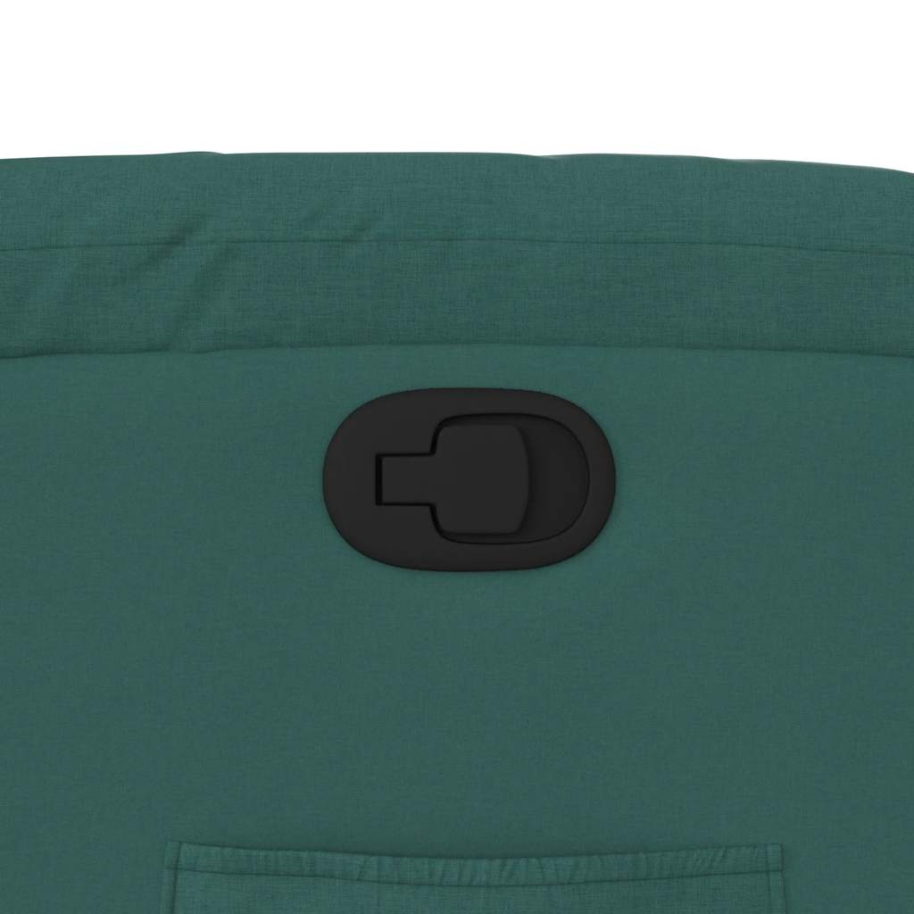 Fauteuil inclinable Vert foncé Tissu - XIOS