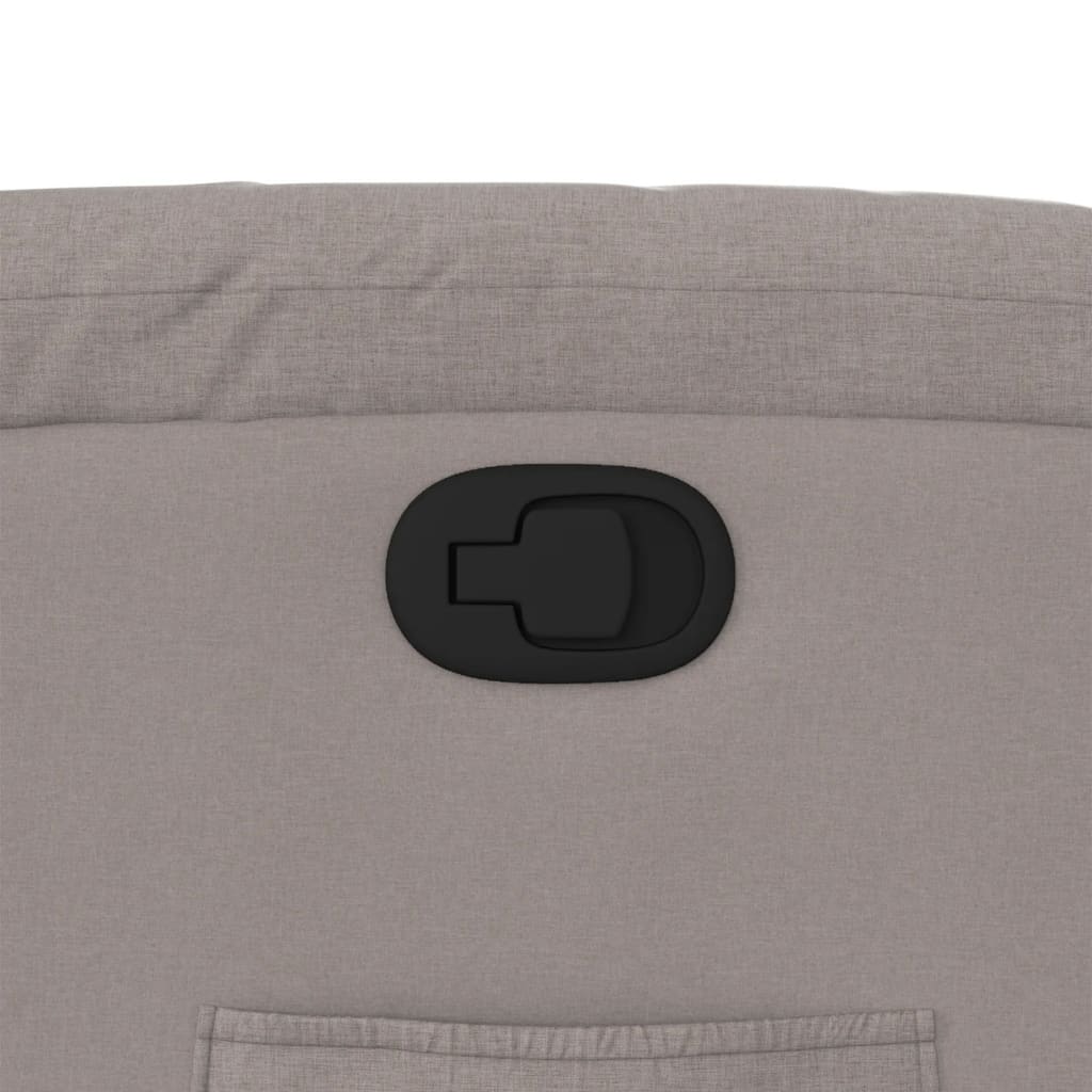 Fauteuil inclinable Taupe Tissu - XIOS