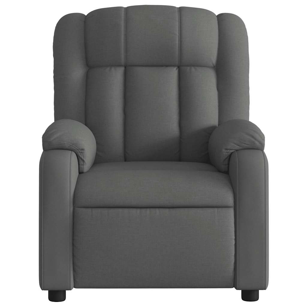 Fauteuil de massage inclinable Gris foncé Tissu - XIOS