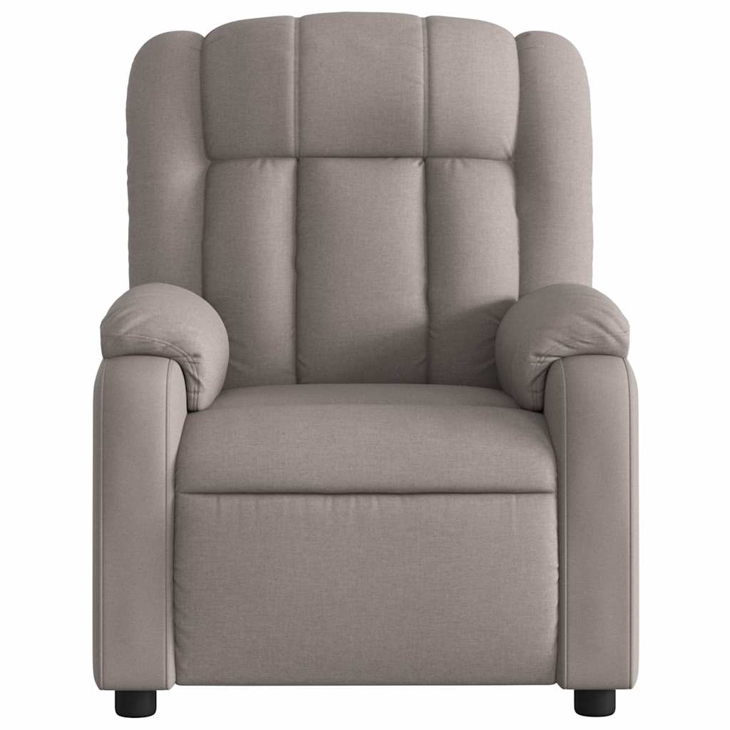 Fauteuil de massage inclinable Taupe Tissu - XIOS