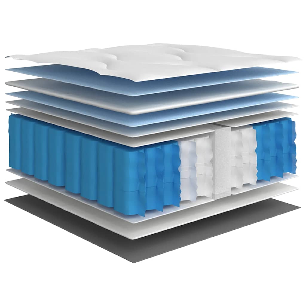 Matelas à ressorts ensachés dureté moyenne 200x200 cm - XIOS