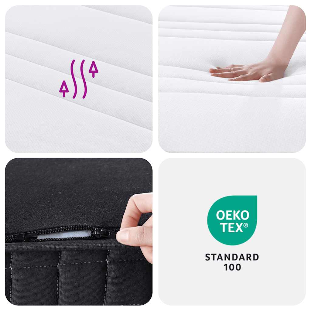 Matelas à ressorts bonnell moyen 200x200 cm - XIOS