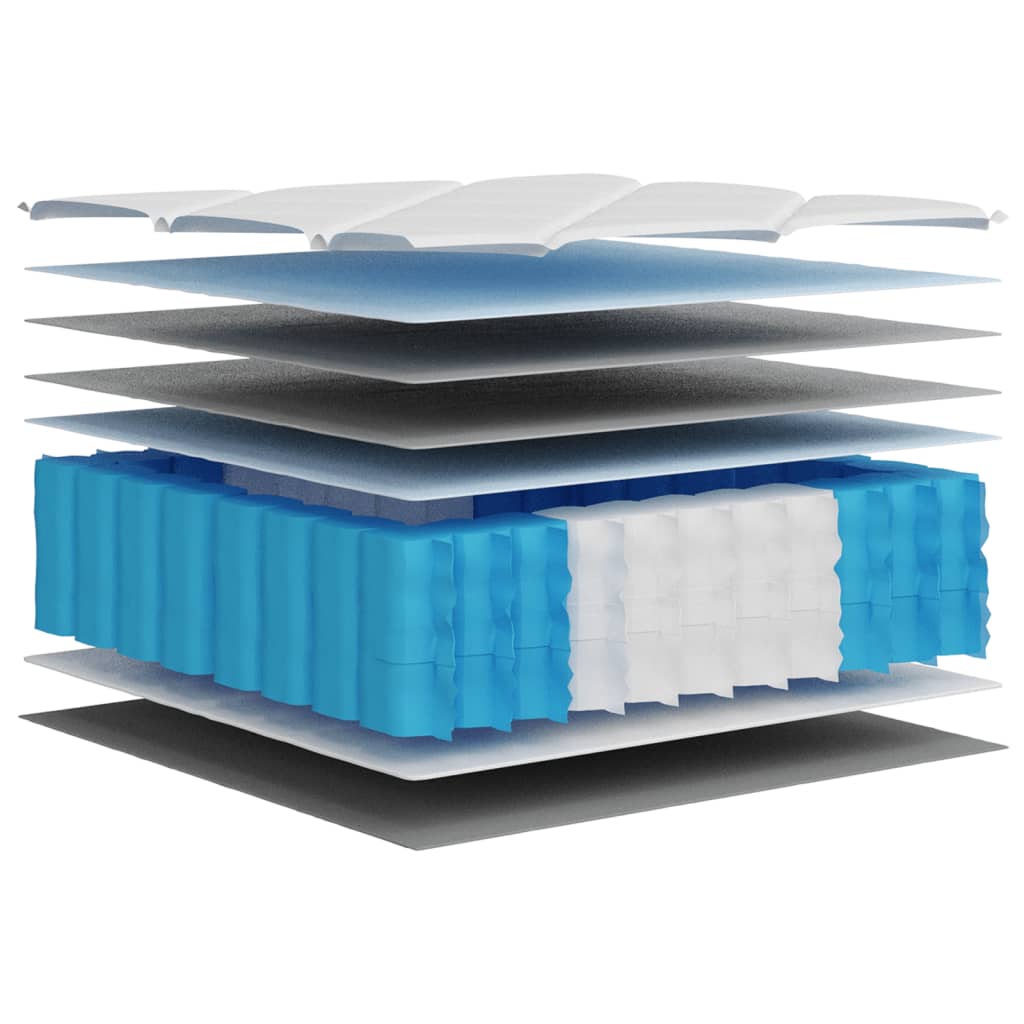 Matelas à ressorts ensachés dureté moyenne 140x200 cm - XIOS