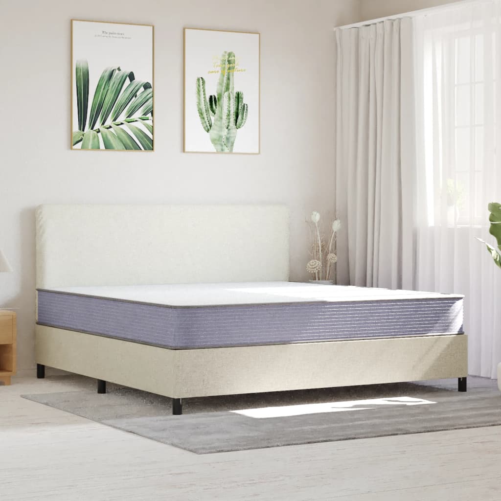 Matelas en mousse moyennement doux 200x200 cm - XIOS