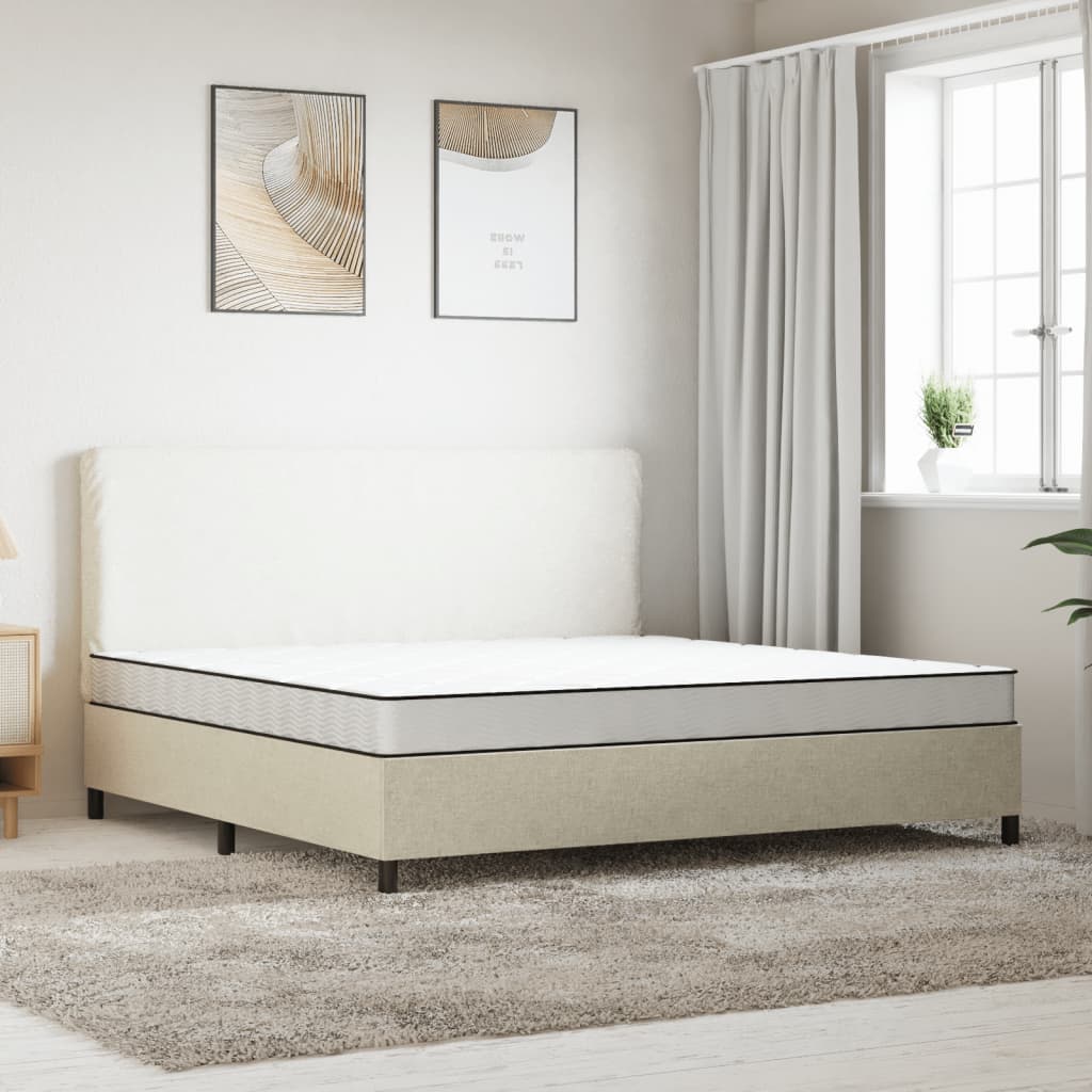 Matelas en mousse moyennement doux 200x200 cm - XIOS