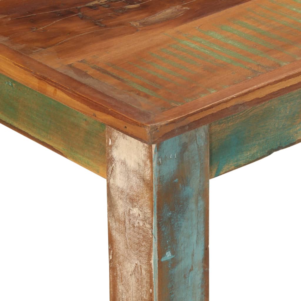 Table de salle à manger 110x55x76cm Bois massif de récupération