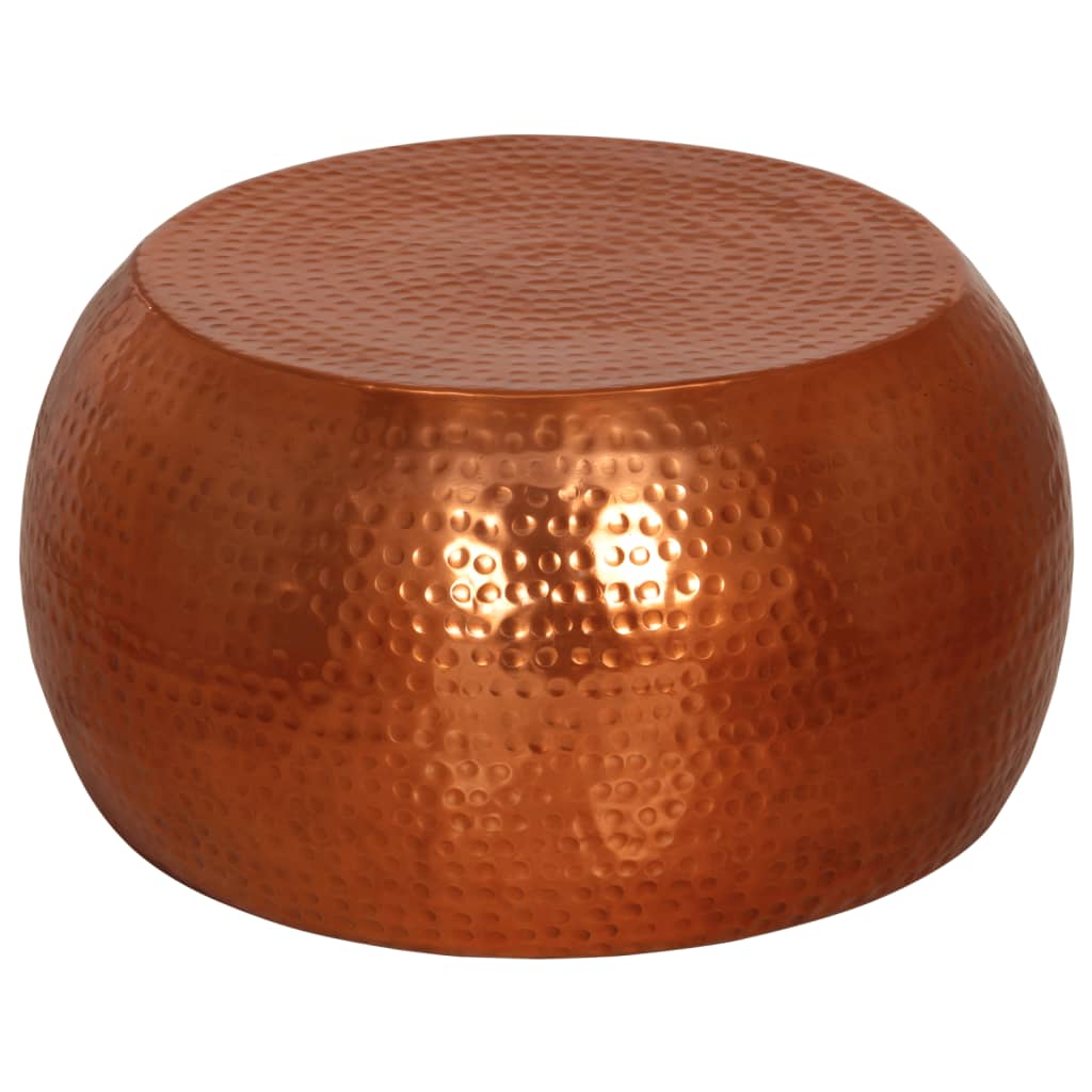 Table basse laiton Ø55x28 cm aluminium - XIOS