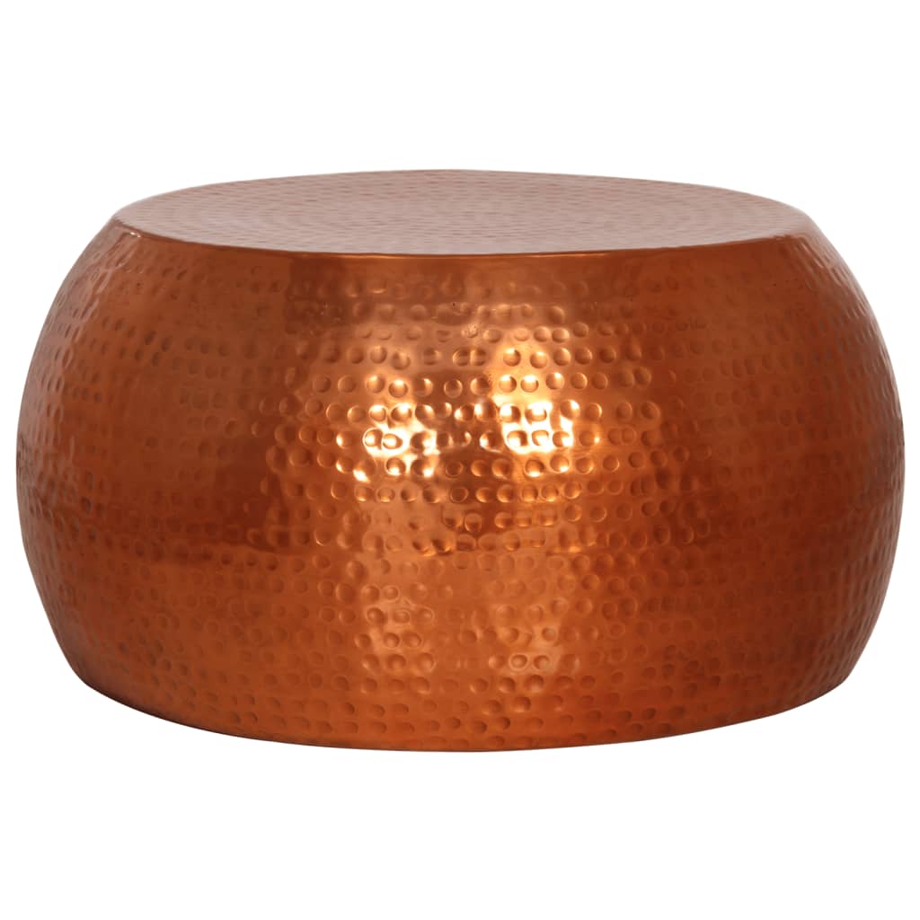 Table basse laiton Ø55x28 cm aluminium - XIOS