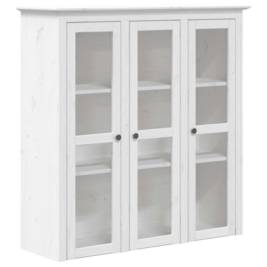 Buffet BODO blanc 115,5x43x200,5 cm bois massif de pin - XIOS