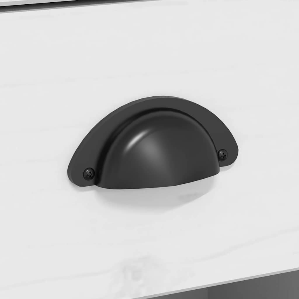 Buffet BODO blanc 115,5x43x200,5 cm bois massif de pin - XIOS