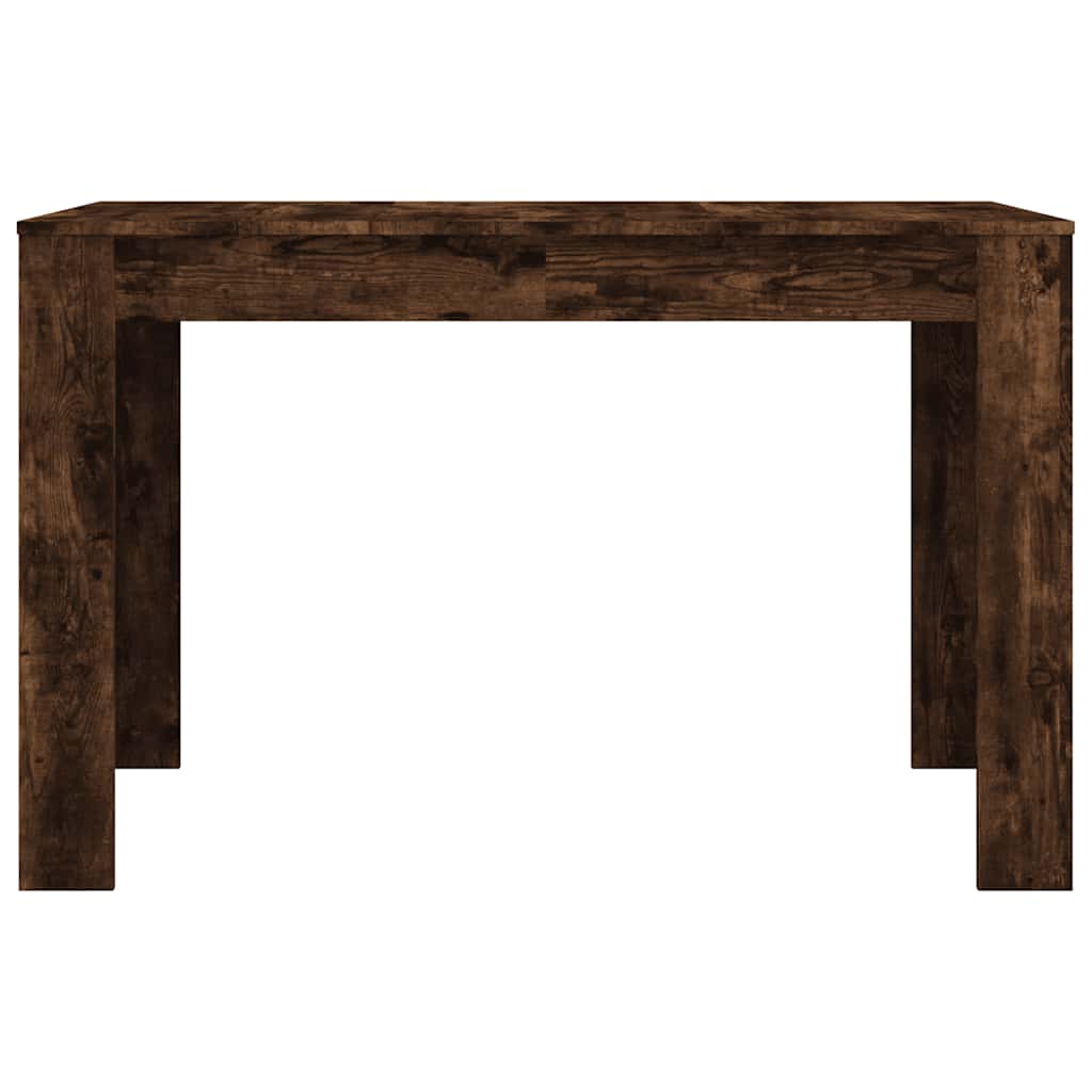 Table à dîner chêne fumé 120x60x76 cm bois d'ingénierie