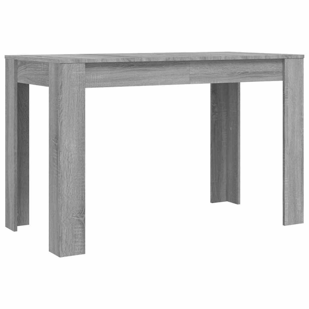 Table à dîner sonoma gris 120x60x76 cm bois d'ingénierie - XIOS