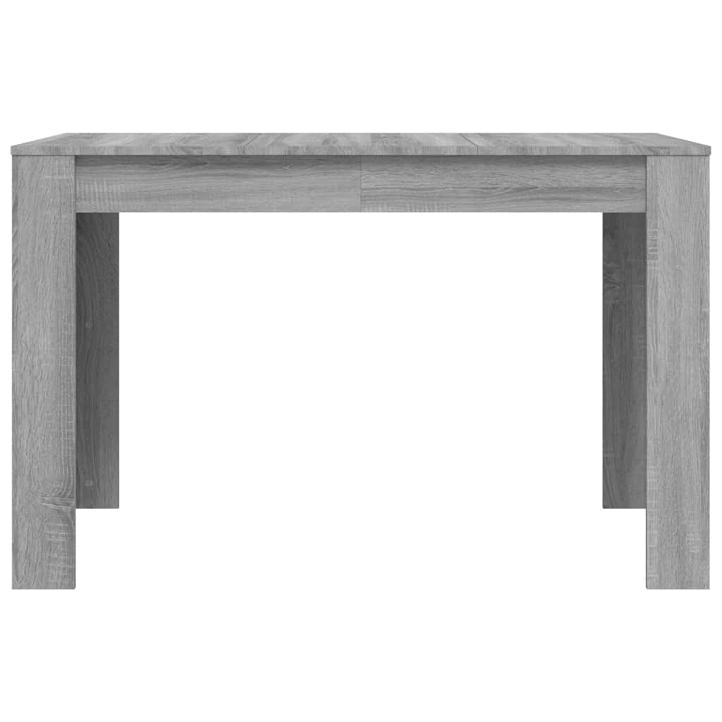 Table à dîner sonoma gris 120x60x76 cm bois d'ingénierie
