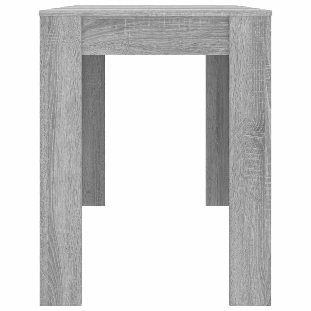 Table à dîner sonoma gris 120x60x76 cm bois d'ingénierie - XIOS