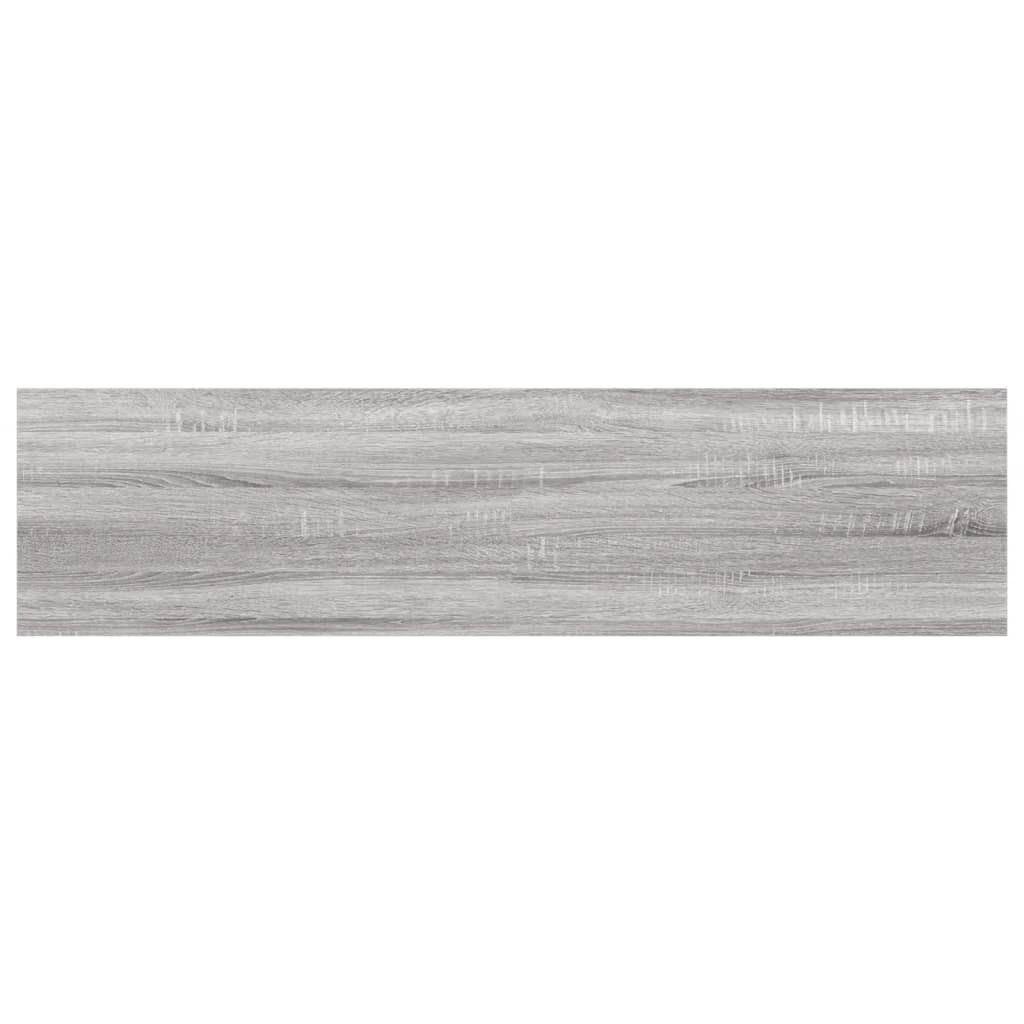 Étagères murales 4 pcs sonoma gris 40x10x1,5 cm bois ingénierie - XIOS