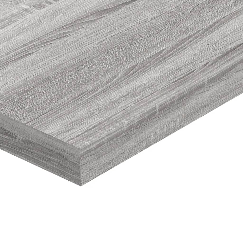 Étagères murales 4 pcs sonoma gris 40x10x1,5 cm bois ingénierie - XIOS