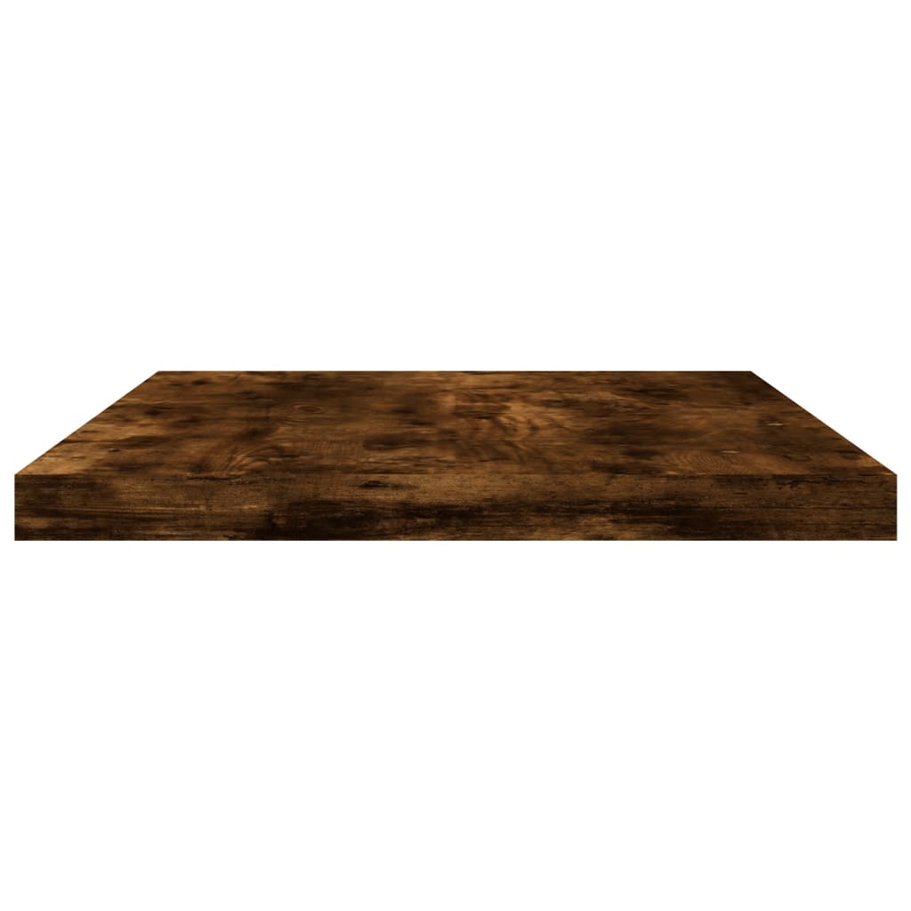 Étagères murales 4 pcs chêne fumé 40x20x1,5cm bois d'ingénierie - XIOS