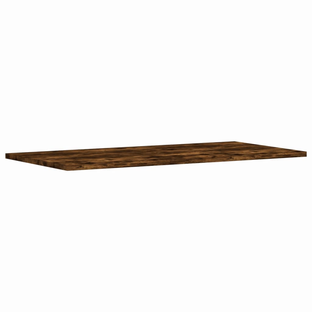Étagères murales 4 pcs chêne fumé 80x40x1,5cm bois d'ingénierie - XIOS
