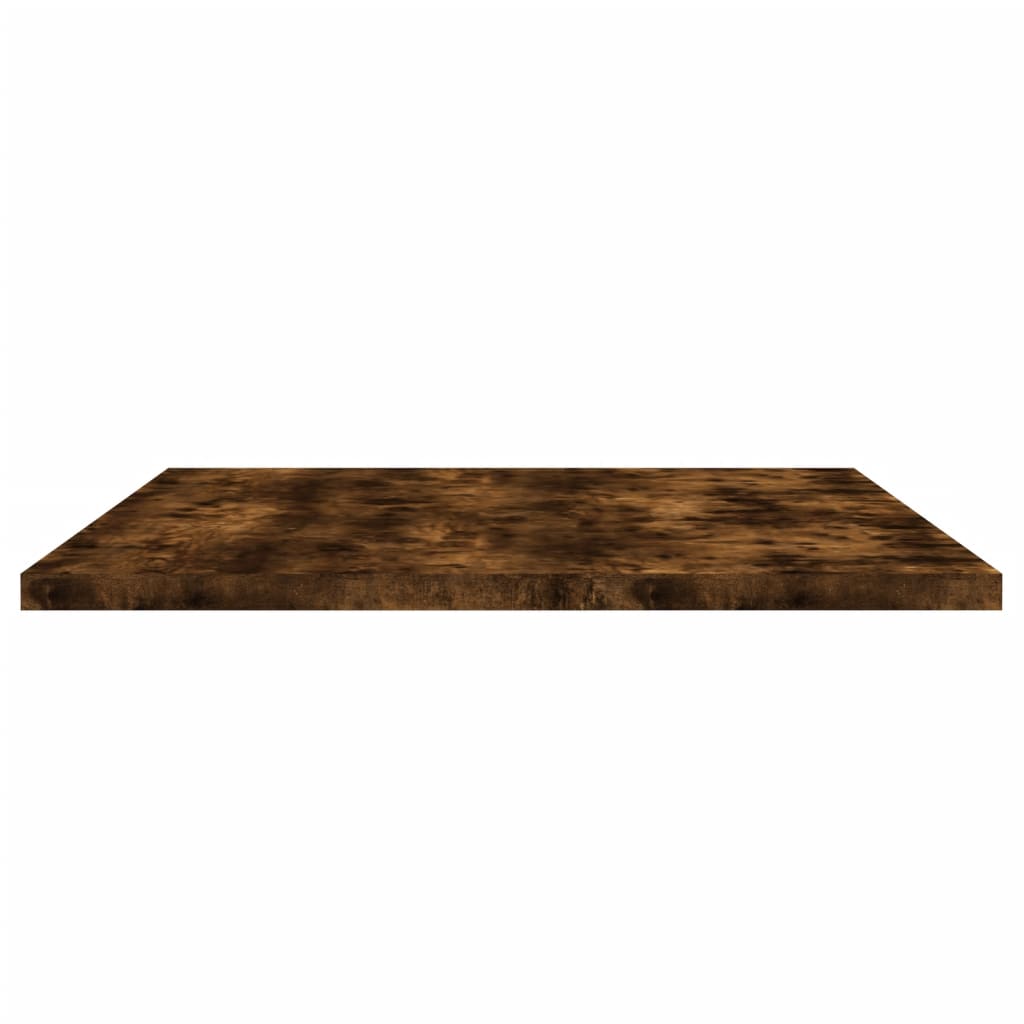 Étagères murales 4 pcs chêne fumé 80x40x1,5cm bois d'ingénierie - XIOS