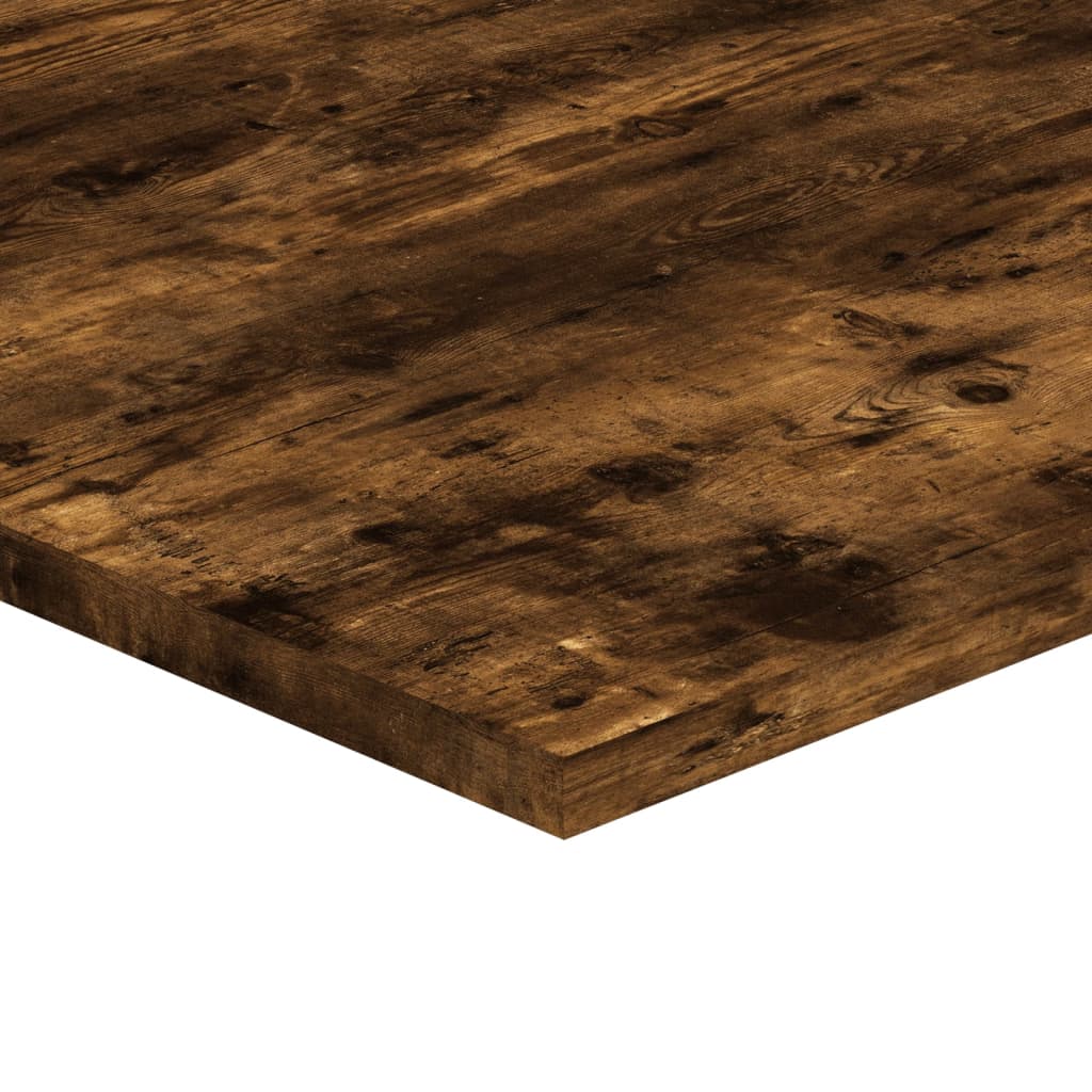 Étagères murales 4 pcs chêne fumé 80x40x1,5cm bois d'ingénierie - XIOS