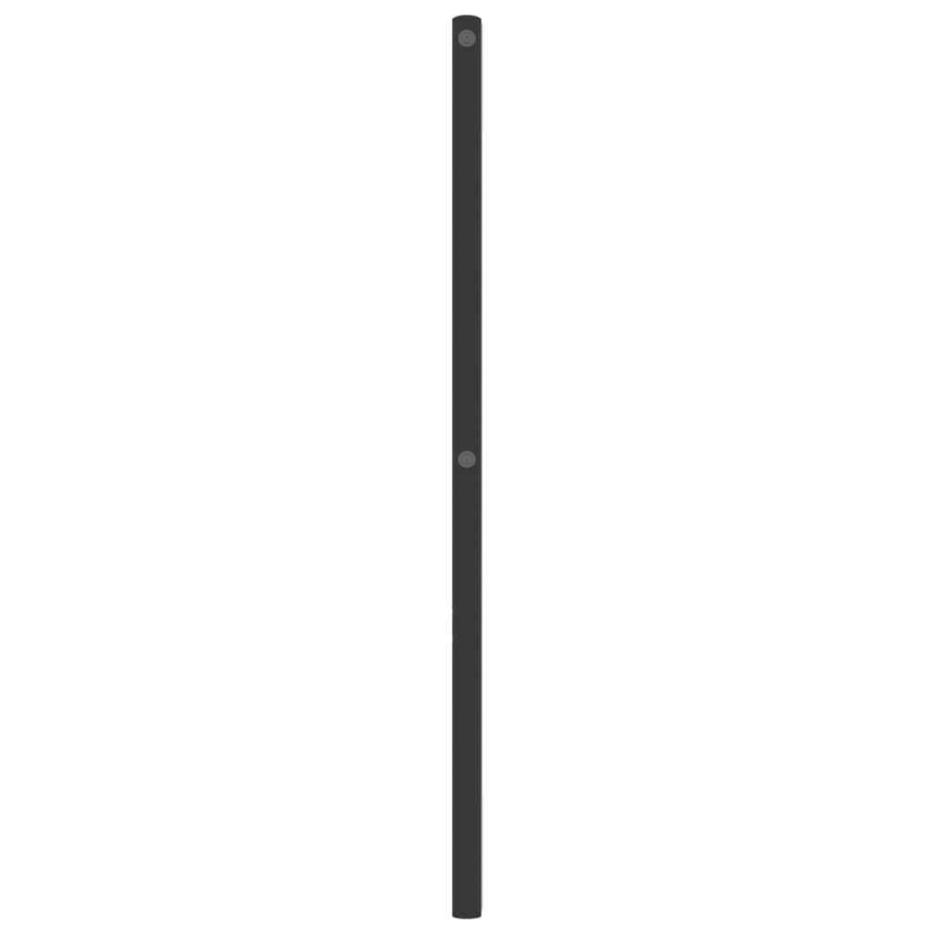 Tête de lit métal noir 75 cm - XIOS