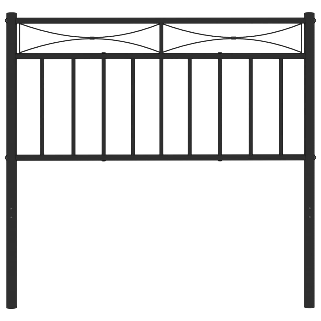 Tête de lit métal noir 90 cm - XIOS