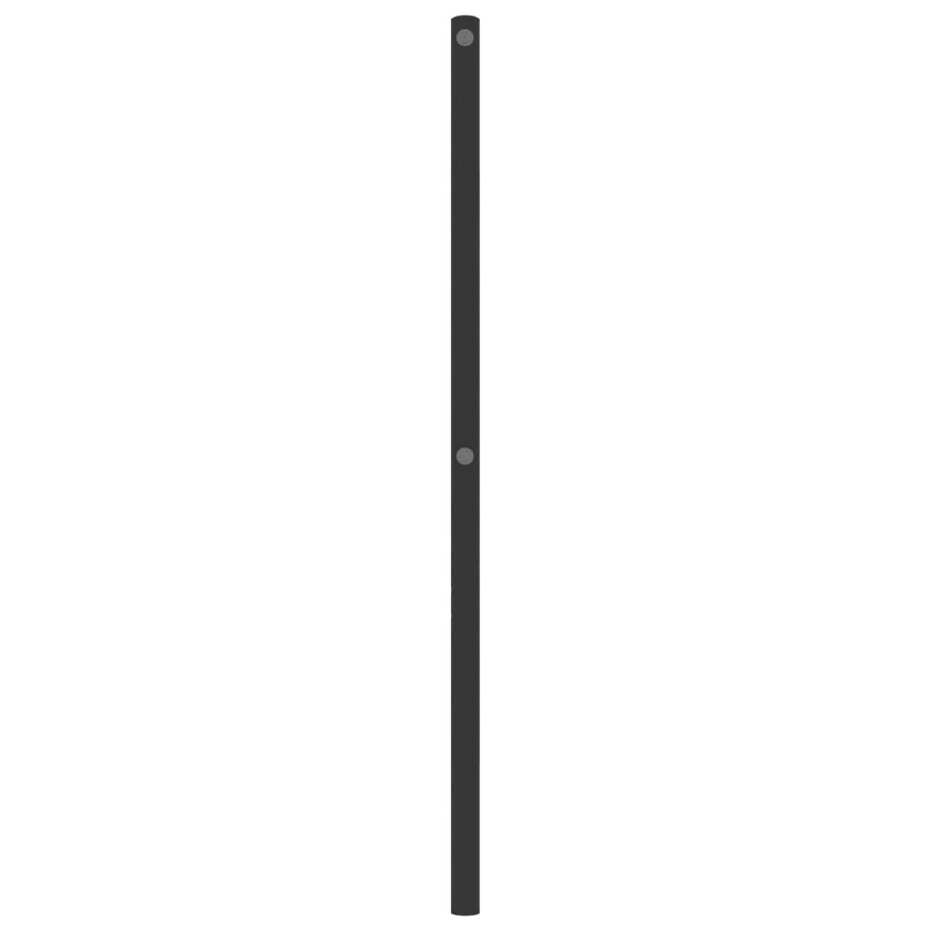 Tête de lit métal noir 90 cm - XIOS