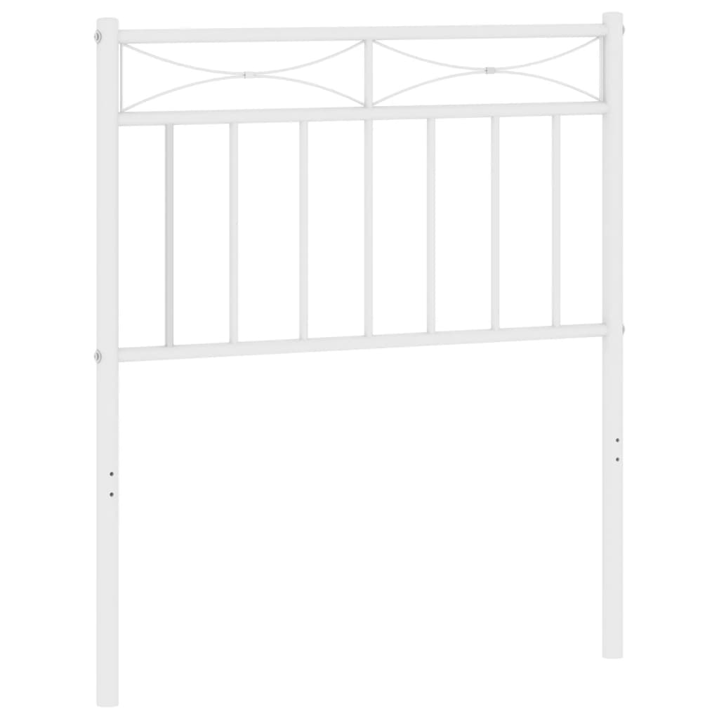 Tête de lit de remplacement métal blanc 75 cm - XIOS