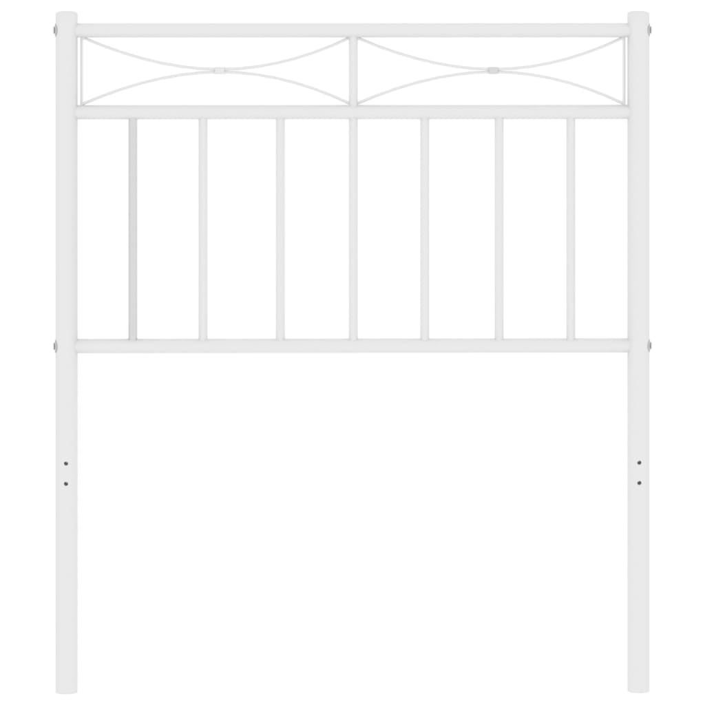 Tête de lit métal blanc 75 cm - XIOS